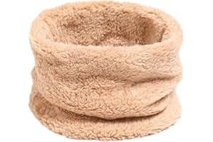 Falafoty Bufanda de Invierno para Niños Adultos Calentador de Cuello Bufanda Redonda, Forro Polar Bufanda Térmica A Prueba de Viento para Otoño Invierno Deporte Al Aire Libre Bufande'