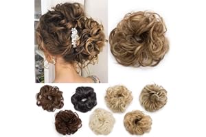 SILK-CO Kok na gumce, treska w korzystnej cenie, falowane, miękkie włosy, które wyglądają jak naturalne, 25 g, jasny brąz i popielaty blond