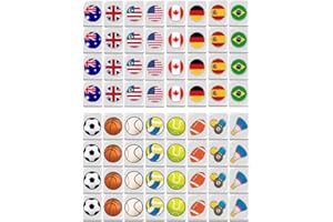 Oseczmut Jeu D'évasion en Bord De Mer | Seaside Escape Game Bloque Les Ensembles De Mahjong | Ensemble De Jeu De Mahjong Drapeau National,Blocs De Jeu D’évasion en Bord De Mer