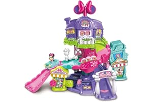 VTech Baby Tut Tut Baby Flitzer - Minnies Einkaufsabenteuer – Interaktives Spielzeug mit der Originalstimme von Minnie Maus und Tut Tut Baby Flitzer - Minnies Einkaufswagen – Für Kinder von 1-5 Jahren