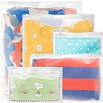 Nuoshen 10 Sacchetti Porta Abiti In Plastica Con Cerniera – Impermeabili, Trasparenti, 39,5x28cm, Per Viaggio E Trasloco - 4