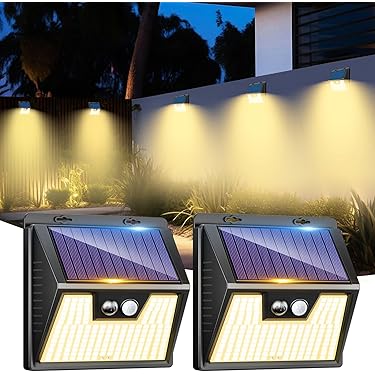 Solar LED Buitenlamp Met Bewegingssensor - Unieke Nostalgische Look