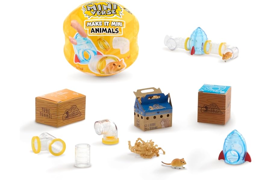 MGA's Miniverse Make It Mini Animals Series 2 - Includes 1 Animal Figure with Accessories, Mini Collectibles, 8 to Collect, For Collectors and Children Ages 8+
