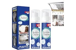 UNIGUARDIAN Bubble Cleaner Foam Spray,Powerful Stain Removing Foam Cleaner,Multipurpose Kitchen Degreaser Cleaner Spray for Extractor Hood,Griddle,Oven,Microwave,Tiles Removes Fat & Oil Cooker Cleaner-100ml