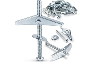 20 stycken M4 x 50 mm vipppluggar fjäderfällbara pluggar galvaniserat kolstål expansionsplugg metallset