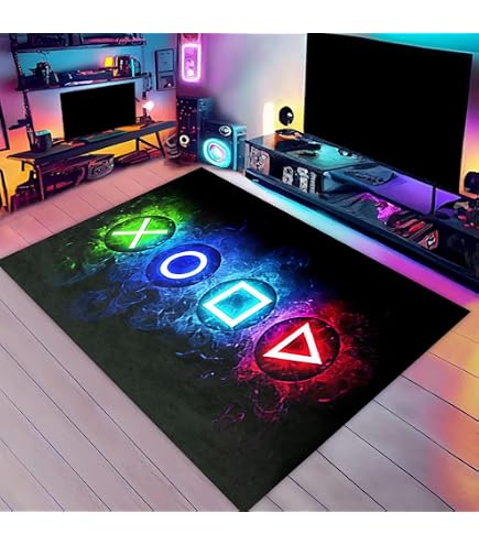 Tappeto Astronauta Blacklight per Bambini, Grande Tappeto Fluorescente
