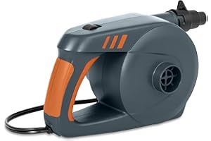 Bestway Pompa di gonfiaggio elettrica PowerGrip a Corrente Continua, Aria Unisex-Adult, Grigio, Taglia Unica