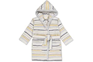 BOSKIMO KIDS - Albornoz Niños adolescentes Algodón: Niño, Niña, Unisex, Infantil y Bebé - 100% Algodón OEKO-TEX - 2 Bolsillos, Cinturón, Capucha, Albornoces Rizo muy suave con bordados para niños