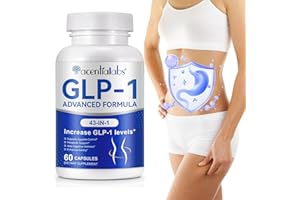 VALAVIE GLP-1 Supplement, GLP-1Modulation 43-in-1 Appetite Control GLP-1 Promotes Metabolic Health Reduce Hunger & Cravings for Digestive Gut Health-60PCS
