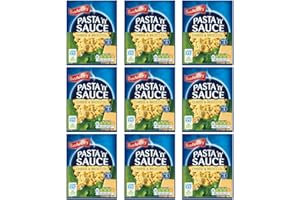 GRONETS Instant Packet & Pouch Pasta Bundle with Batchelors Pasta N Sauce Cheese & Broccoli 99g - 9 Pack | Suitable For Vegetarians, Low Fat.