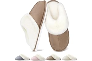 QQSQ Pantofole Donna Uomo Invernali Ciabatte Casa Pelose Calde Inverno Peluche Ciabatte Comode Interne Scarpe di Cotone Morbida Antiscivolo