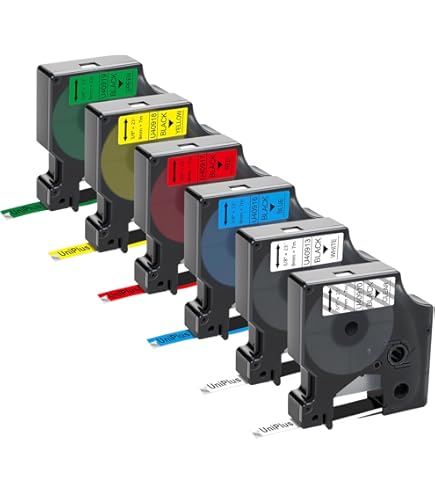 NineLeaf 2 X Compatible For Dymo D1 Label Tape 45013 S0720530 A45013