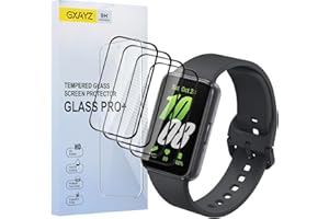 GXAYZ [4 Pack] Screen Protector for Samsung Galaxy Fit3,3D Full Coverage,Ultra Clear Protective Film,Fingerprint ID Compatible,Scratch Resistant,Easy Installation