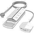 JOSANG Monster Power Center Vertex Surge Protector with Detachable USB Power Strip, Surge Protector Power Strip - 6 AC Outlets, 2 USB-A Ports &1 USB-C Port