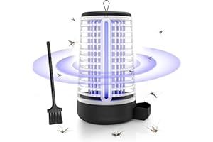 AILEDA Elektryczna lampa przeciw komarom, elektryczna moskitiera ze światłem, do domu ogrodu wewnątrz na zewnątrz kuchnia salon, owady komary, moskwa