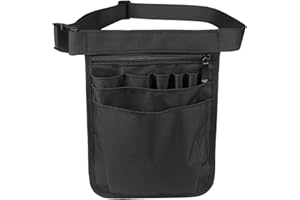 Boutihao Marsupio Infermiere, Tasca da Infermiere, Marsupio da Infermiera con Tasche Multiple e Cintura Regolabile, Tasca Multifunzionale Infermiere Accessori per accessori infermiere