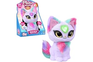 Mistie Secrets, Peluche Interactive avec Fonctions électroniques, Parle en français, Toi Seul Peut Entendre Ses Secrets, Coeur Magique, Modèle Zoey, pour Les Enfants dès 4 Ans, MY0002