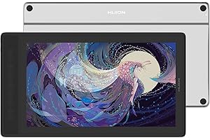 HUION Kamvas Pro 16 2.5K Tablette Graphique avec Ecran Professionnel QHD 15.8 Pouces, 145%% sRGB, Stylet Passif, Compatible avec Android,Chrome, Idéal pour l'enseignement en Ligne