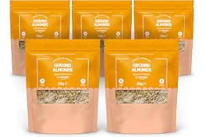 by Amazon Amandes Moulues - 200g, paquet de 5