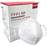 LUYAO Atemschutzmaske FFP2 Maske - EU CE 2163 Zertifiziert EN 149 Schutzmaske 20 Stück WEIß, S, cosmo10