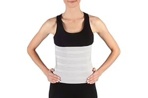 SOLES Pancera Addominale Per Compressione Supporto Post Operatorio e Postpartum | Cintura per Pancia Regolabile Supporta la Stabilità Muscolare e Scheletrica | Taglia Unica Per Tutti