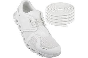 Endoto 2 Pairs of Shoelaces for ON Cloud 5 & 6 Running Shoes, Replacement Elastic No Tie Rubber Laces Shoelaces for On Running Shoes