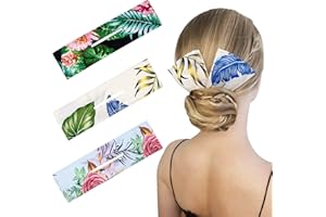 MELLIEX 3pcs Deft Bun Hair Chignon Maker per Capelli French Twist Magic Elegante Panno Multicolore Accessori di Capelli, Fascia per Capelli da Donna