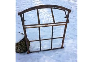 Antikas - Scheunenfenster zum Öffnen - Eisen Fenster Mauerruine - Eisenfenster Stall