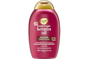OGX Anti-Breakage Keratin Oil Shampoo szampon do włosów, 1 opakowanie (1 x 385 ml)