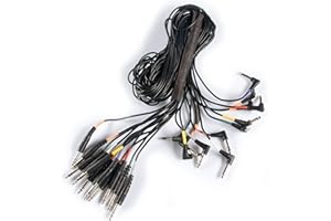 Fame E-Drum Kabelbaum Universal, Hochwertiges Drum-Zubehör, 12 Stereo-Einzelkabel, Kompatibel mit TD-12, DTX, Hybrid Pro, Ideal für HiHat, Ride, Crash, Snare, Kick, Tom-Tom