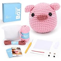 Kit De Matériel De Crochet Animal DIY Convenant Aux Débutants Novices En Crochet. Kit De Tricot