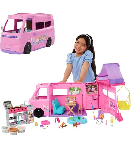 Barbie Vámonos De Viaje Malibú 2.0 – Muñeca Rubia Con Maleta, Perrito Y Accesorios De Viaje – Regalo +3 Años