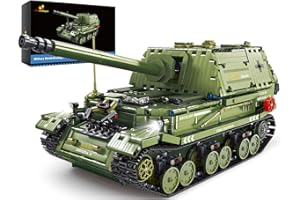 JMBricklayer Kit de blocs de construction militaires 61509, modèle de chasseur de chars armé de la Seconde Guerre mondiale, jouets de construction sympas, idée cadeau pour garçons et adultes (2 436