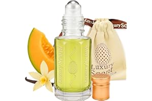 Perfume Oil Amber Oud Gold 6ml Roll-On by Luxury Scent – Long Lasting Alcohol-Free Unisex Attar with Fruity Amber Floral Arabic Inspired Notes, Premium Travel Size Gift for Men & Women