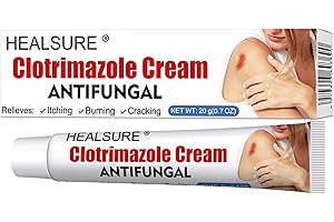 HEALSURE Antifungal Cream 20g - Anti Fungal Skin Gel Fast Relief Jock Itch, Ringworm, Eczema, Effective Athlete's Foot Treatment, Soothes Itching