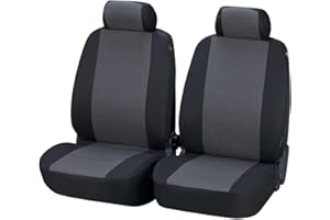 ‎WALSER Walser Autositzbezug Pineto Vordersitzbezüge, Universal Autoschonbezüge schwarz-grau, Sitzbezüge Polyester 12437