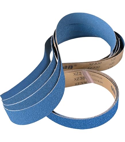 Klingspor LS 307 X Lot De 8 Bandes Abrasives 50x1020 Mm – Grain Mixte (P36 à P180) Pour Métal Et Bois