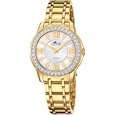 LOTUS Women's Analogue Watch 316L Stainless Steel Gold | Quartz Movement, High Resistance Mineral Crystal, Water Resistant 5