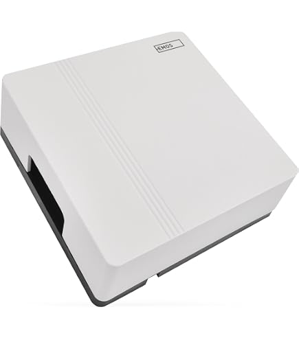 Grothe 43153 - Gong 83 DBA Blanc/Noir - Sonnette Puissante Pour Maison/Entrée - Qualité Allemande