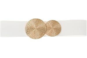 Gunsound Damen Elastische gürtel, 5 cm Breiter Stretch Gürtel Taillengürtel für Kleid Jeans Hosen