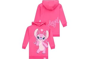 Bluza Disney Stitch | Długa Bluza Dziewczęca Stitch I Angel | Ubrania Stitch Dla Dziewczynek