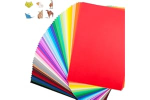 FUKTSYSM Coloured Card - New 24 Assorted Colours, A4 120 Sheet Pack 230gm, More Fun Crafting and Decorating, Sketch and Cutting Paper, 24 Assorted Colours Coloured Card