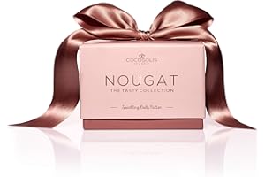 COCOSOLIS NOUGAT Crema Corporal Espumosa - Crema hidratante corporal mujer 100% Natural - Hidratación lujosa en una manteca de karite pura, rica en cacao, que acentúa el bronceado (250 ml)