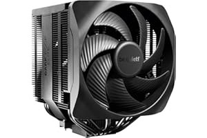 be quiet! Dark Rock Elite ventirad radiateur, 2x ventilateur Silent Wings 135 mm PWM, sélecteur de vitesse permettant de basculer entre 2 modes 7 caloducs haute performance, Éclairage LEDs ARGB, BK037