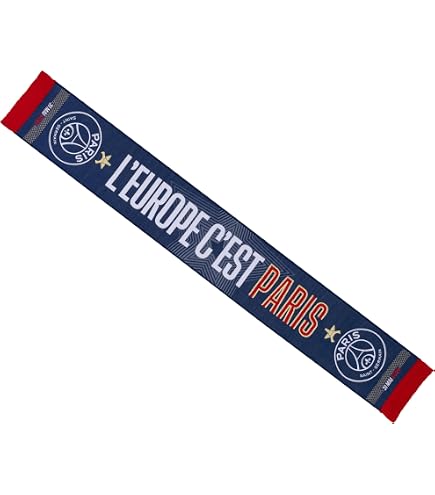 Écharpe PSG Officielle Paris Saint-Germain - Collection Supporter Taille 140 Cm