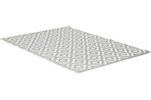 ‎GREEMOTION greemotion Outdoor-Teppich Santo aus Kunststoff, beigefarbener Teppich mit Muster, pflegeleichter Wendeteppich für in- & outdoor, ca. 200 x 150 cm