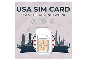 travSIM Prepaid USA SIM Card | 50GB mobile data at 5G speeds. Unlimited national calls and texts. This US SIM card uses the AT&T network. Works on iOS and android devices. Valid for 30days.