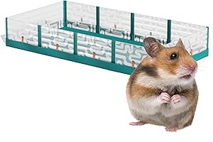 Omlet Foldable Hamster Playpen with Floor | Pop Up Style Opens & Closes in Seconds | Offer Extra Space to Your Hamster | Removable Floor Protector | Indoor or Outdoor use | Large
