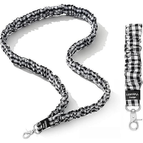 Stretchy Scrunchie Lanyard For ID Badges & Keys - With - View #3