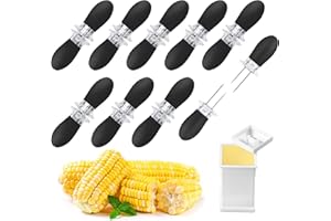 AUGSUN 18 Stück Maiskolbenspieße, Maiskolben Spieße, Maiskolben Halter, Mais Spieße Edelstahl Maiskolben Spieße für Grillen Picknick Küche Gartenparty